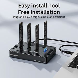 Astuccio esterno senza attrezzi NVME/SATA NGFF SSD custodia portatile M2 NVME custodia SSD NGFF SATA SSD custodia USB 3.1 Gen2 - Product Image 6