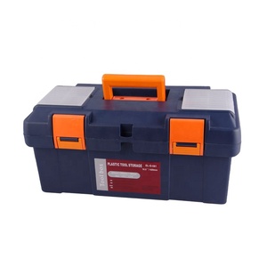 trolley waterproof Plastic car Tool Box set 16" Professional High Quality Custom Rigid Heavy Duty Plastic Tool Storage Box