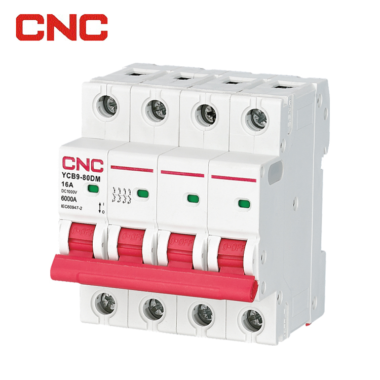 YCB9-80DM 2P DC 500V MCB 16A 32A 63A 80A Solar PV Miniature Circuit Breaker · image 3