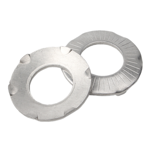 Rondelles de contact moletées à six griffes en acier au carbone DIN6795 SN70093 galvanisé, pour mise à la terre française, en acier au manganèse 65 - Product Image 4