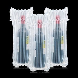 Sac d'emballage gonflable à coussin d'air à 7 colonnes de 32 cm de hauteur pour protection des bouteilles de vin, <span class=keywords><strong>film</strong></span> protecteur à bulles, prix de gros abordable - Product Image 6