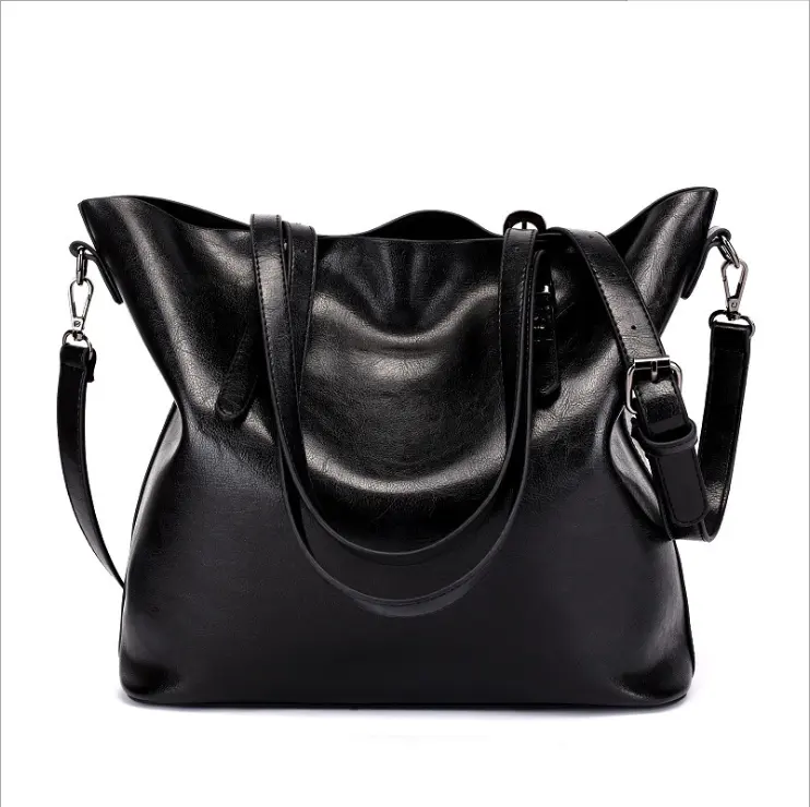 Luxury High Quality PU Leather Ladies Shoulder Bags Trend Stylish Large Capacity Brown Handbag Fashion Tote Big Bag