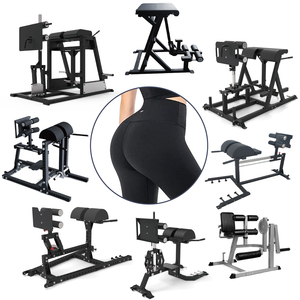 VIGFIT Glute and <span class=keywords><strong>Ham</strong></span> Developer : Machine GHD réglable pour <span class=keywords><strong>les</strong></span> fessiers et <span class=keywords><strong>les</strong></span> ischio-jambiers avec rembourrage confortable pour l'entraînement - Product Image 3