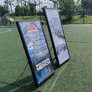 Nhà máy nóng bán Ba lô hiển thị quảng cáo di động mặc đi bộ biển quảng cáo với LED lightbox khung nhôm - Product Image 4