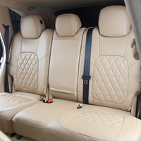Ensemble complet de housses de siège en cuir pour l'amélioration de l'intérieur de la voiture, pour Ford Pickup Truck F150 F350 F450, de 2005 à 2025