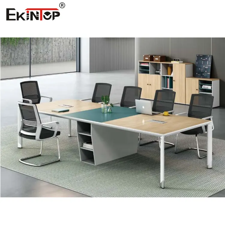 Ekintop современный простой дизайн домашние стандартные размеры рабочей станции мебель офисный стол