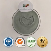 Carborundum vert de haute pureté à 99 %, grain abrasif F280-F360 GC320, poudre de carbure de silicium pour meule à liant résineux