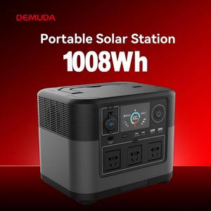 Stasiun Tenaga Surya Portabel Lifepo4 1200W Isi Ulang 2000W 110V <span class=keywords><strong>Generator</strong></span> Surya untuk Perangkat Elektronik MPPT Mobil - Product Image 1
