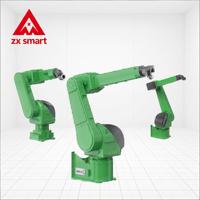 Robot de pulvérisation de peinture articulé à 6 axes commandé par PLC, anti-explosion ATEX, pour cadre de porte de voiture, fenêtre, profilé en aluminium