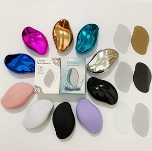 Vente chaude ludique Orange indolore physique épilateur Nano verre cristal <span class=keywords><strong>gomme</strong></span> sûr réutilisable pied fichier en plastique - Product Image 1