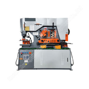 <b>Hydraulic</b> Combined Punching and <b>Shearing</b> Machine <b>Hydraulic</b> Ironworkers <b>Hydraulic</b> Ironworker Machine With Installation Guidance - Product Image 1