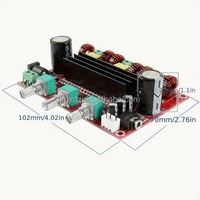 Scheda di Sviluppo Amplificatore di Potenza Digitale a 2.1 Canali Xh-M139, Tensione Ampia 12V-24V, TPA3116D2 250W+100W