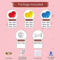 Rouge Jaune Bleu Blanc Patte Dessin Animé Patrouille Chien Ballons Arc Guirlande Kit Globos Décorations De Fête pour Enfants Anniversaire Baby Shower