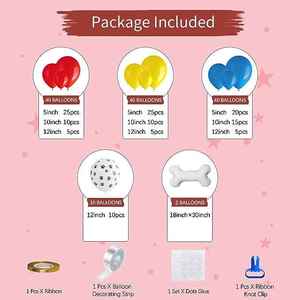 Rojo Amarillo Azul Blanco Pata Dibujos Animados Patrulla Perro Globos Arco Guirnalda Kit Globos Decoraciones de Fiesta <span class=keywords><strong>para</strong></span> Niños Cumpleaños Baby Shower - Product Image 2