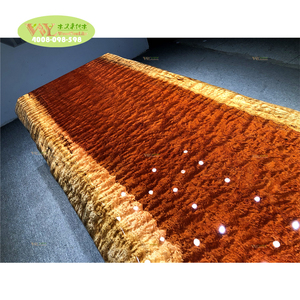 Plateau de table en bois massif <span class=keywords><strong>Bubinga</strong></span> à bords naturels, motif ondulé, pour usage commercial - Product Image 6