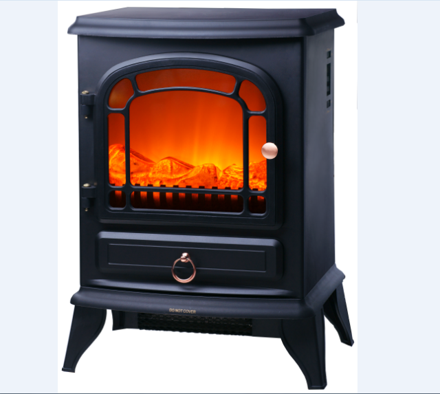 Adjustable Flame Brightness&temperature F1-1 Electric Fireplace with Double Overheat protection for Household Hotel