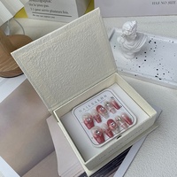 Boîte à bijoux haut de gamme personnalisable en forme de livre à couvercles rabattables pour boucles d'oreilles, vide, avec finition bronzée, best-seller de Shenzhen
