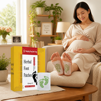 Patchs Naturels aux Herbes d'Armoise pour les Pieds – Coussinets Relaxants pour la Plante des Pieds – Utilisation au Bureau – Bien-être Quotidien des Pieds – Vente en Gros