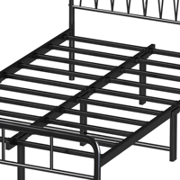 Cadre de lit en métal moderne et luxueux, simple et minimaliste, en fer forgé, mobilier de chambre de haute qualité, adapté à la maison, à l'hôtel, à l'appartement