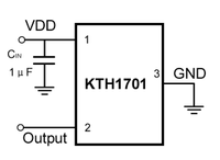Capteur de commutation Hall omnipolaire CONNTEK KTH1701 1.8V-5.5V, détecteur CMOS Push-Pull basse consommation, 8KV ESD, -40~85°C, conforme RoHS, SMD