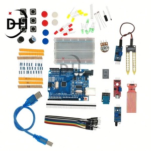 Kit de démarrage de base pour Arduino Uno R3, kit DIY R3, carte électronique/breadboard avec boîte de vente au détail, ensemble de composants, kits éducatifs - Product Image 1