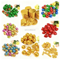 Bonbons SLEZI en gros directement de l'usine OEM, en vrac, en forme de pièces d'or, de pastèque et de ballon de football, saveur chocolat et confiture, friandise chinoise solide