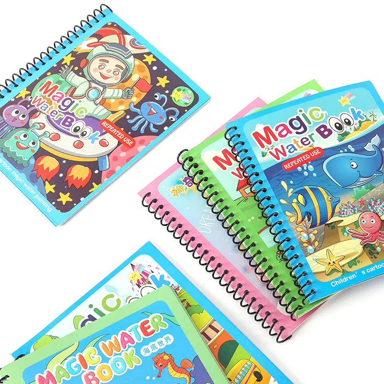 Детская раскраска, доска для рисования, раскраска, книжка для рисования водой с волшебной ручкой, Волшебная книга для рисования водой, книжка для раскраски для детей, игрушки