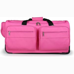 Échantillon Gratuit Sac de Voyage Personnalisé avec Support pour Costume et Couvercle de Protection Grand Sac de Voyage à Roulettes avec Poignée Télescopique pour Sports de Plein Air - Product Image 3