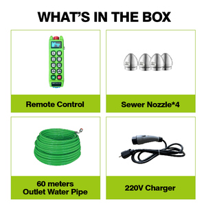 Machine de Nettoyage de Canalisations LICHIMA à <span class=keywords><strong>Haute</strong></span> <span class=keywords><strong>Pression</strong></span> Électrique Montée sur Véhicule, Grand Débit 300 Bar - Product Image 5