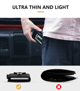 Casekey Mechanism <b>Wallet</b> <b>Wallet</b> Mechanism Cards Pop Out Side Push Button Card <b>Holder</b> Carteiras Masculinas - Product Image 3