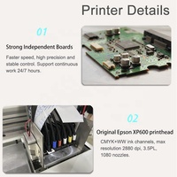 Impresora Inteligente de Inyección de Tinta UV Directa a Objetos A5 A4, Máquina Automática para Imprimir Fundas de Teléfono, Tarjetas de Identificación, Mini Impresora Portátil