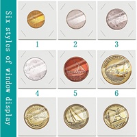 Porte-monnaies en carton durable avec fenêtres transparentes pour collectionneurs et amateurs, idéal pour l'affichage et le stockage sécurisé des pièces de monnaie