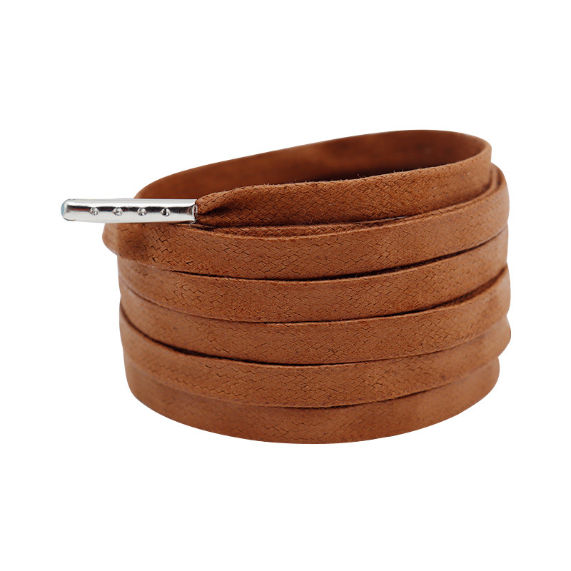 #1076 Marron + Embout Métal Argenté