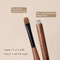 Missgooey Stylo à ongles 2-en-1 gel et à poissons, professionnel, double embout, pinceau à vernis gel, outil de manucure, vente en gros, OEM, marque privée