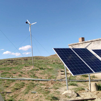 Système solaire éolien OLU 2kw 3kw 6kw 12kw 15kw Kit complet Générateur éolien solaire avec batterie au lithium pour la maison/le commerce