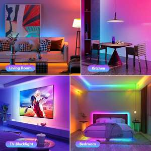 DC5V WS2812B 60led/m 144 Pixel <b>RGB</b> Addressable Voice <b>Control</b> Copper PCB LED Strip - Product Image 2