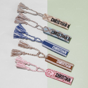 Bracciale da Donna CYNYA in Stile Bohémien con Filo di Cotone Ricamato, Polsino Intrecciato a Fascia con Nappe e Design a Lettere di Tendenza - Product Image 2