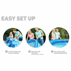<span class=keywords><strong>Intex</strong></span> 28120 pataugeoire gonflable facile à installer pour jardin 10 pieds x 30 pouces - Product Image 2