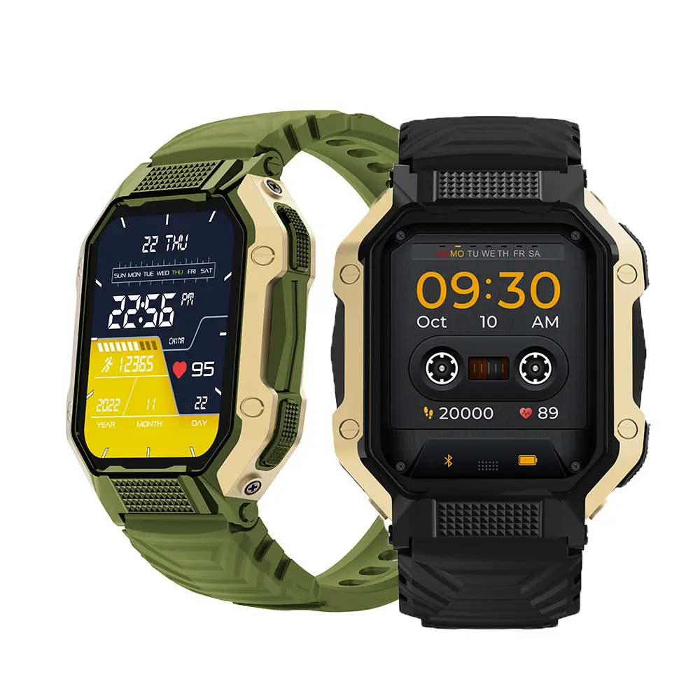 Outdoor-Sport Smart Watch ZL69 ai Sprach assistent Split-Screen-Display BT Call Smart Watch t für IOS Android-Handy
