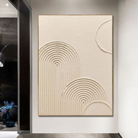 Art original de haute qualité, décoration murale moderne pour la maison, toile, peinture à l'huile abstraite 3D texturée, 100% peinte à la main, cadre en bois, sur mesure