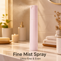 Flacon pulvérisateur à fine brume PET 30 ml, rechargeable, atomiseur de voyage vide, anti-fuite, conteneur cosmétique pour soins de la peau