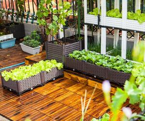 Household Mobile Planting Box Outdoor Balcony Rooftop Flower and <strong>Vegetable</strong> Planting Box <strong>Vegetable</strong> <strong>Pot</strong> - Product Image 2