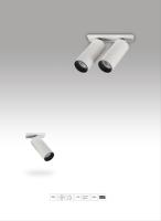 Spot LED Moderne en Aluminium à Angle Réglable, Tête Simple/Double/Triple, GU10, CRI 90, Dimmable
