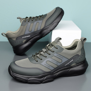 Zapatos Deportivos de Malla para Hombre, con Punta Redonda, Suela de Goma, Entresuela de EVA, para Aumentar la Altura, para Senderismo, Actividades al Aire Libre y Uso Casual - Product Image 4