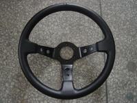 Volant de course personnalisable avec poignée en cuir de qualité supérieure Adaptateur universel à dégagement rapide
