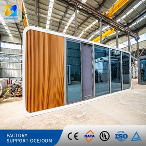 Multi-Functional High-Tech Smart Living Steel Prefabricated Apple Cabin <b>House</b> Electricity Plumbing System Eco-Friendly Office - Product Image 3