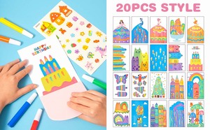 Bán Buôn Cuốn Sách Ma Thuật Giá Hấp Dẫn Tự Làm Bưu thiếp Cầu Vồng <span class=keywords><strong>Scratch</strong></span> Nghệ Thuật Trừu Tượng Dot Thân Thiện Với Môi Giấy Bộ Nghệ Thuật Trẻ Em Quà Tặng - Product Image 5