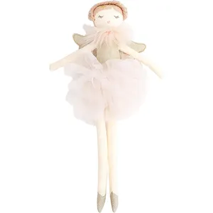 2024 New Hair Style Ballerina Kleid Gefüllte Puppe Rosa Kleid Schlanke und lange Bein Mädchen Gefüllte Puppe
