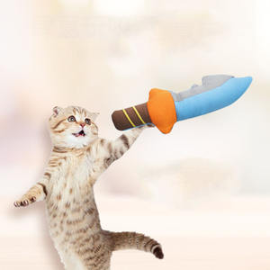 Jouets durables pour chat Buster Ennui Nettoyage des dents Armes froides Cataire Jouets à mâcher en toile avec bâtonnets Teaser pour usage intérieur/extérieur - Product Image 2
