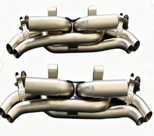 Tuyau d'échappement AsiaLink haute performance à finition lisse pour <span class=keywords><strong>Porsche</strong></span> <span class=keywords><strong>911</strong></span> 992 3.0T, échappement Catback avec soupape en acier inoxydable 304 - Product Image 6